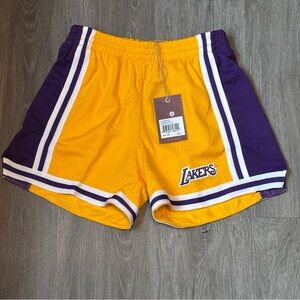 Mitchell & Ness Women’s Lakers Shorts - Size Medium - NWT!